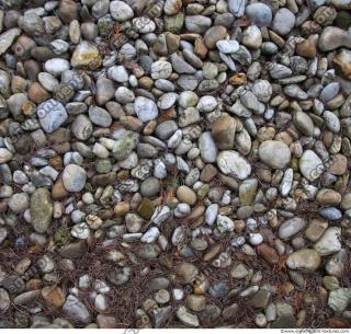 Photo Texture of Ground Gravel 0006